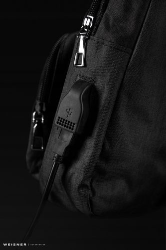 SASZETKA MĘSKA NA RAMIĘ TORBA NA RAMIĘ MĘSKA NERKA PLECAK BOX USB na Arena.pl