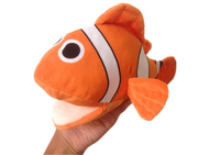 Pluszowa Maskotka Ryba Błazenek Pomarańczowy Pacynka 25 cm