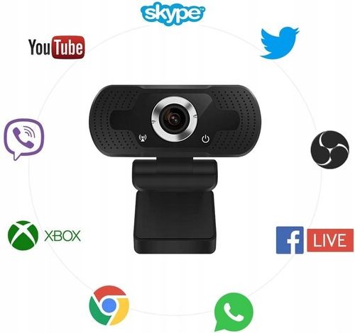 KAMERKA KAMERA INTERNETOWA DO LEKCJI SKYPE FULL HD TEAMS DO LAPTOPA PC na Arena.pl