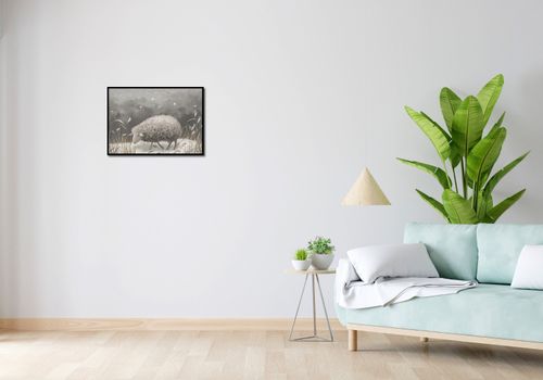 Plakat 59,4x42cm Bujna Owca na Arena.pl