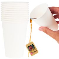 Kpl 10Szt. Kubków Kubki Papierowe 200Ml