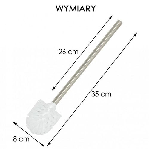 Zapasowa szczotka toaletowa do wc biała - Yoka na Arena.pl