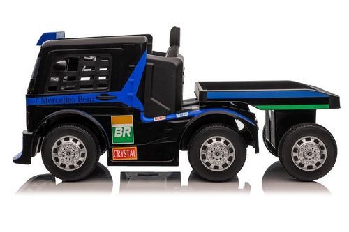 Auto Na Akumulator Mercedes + Naczepa XMX622B Granatowy LCD na Arena.pl