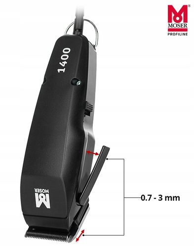 PROFESJONALNA MASZYNKA DO WŁOSÓW MOSER 1400-0087 PROFESSIONAL - NASADKA na Arena.pl