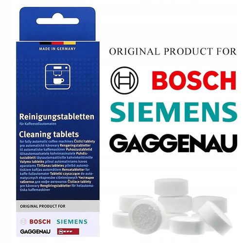 BOSCH SIEMENS Tabletki czyszczące do ekspresów do kawy 10szt x 2,2g na Arena.pl