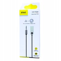 ODBIORNIK DŹWIĘKU DO SAMOCHODU BLUETOOTH ADAPTER KABEL AUDIO AUX JACK