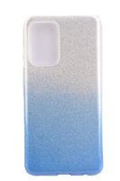 Etui brokatowe Bling do Samsung Galaxy A72 niebieski