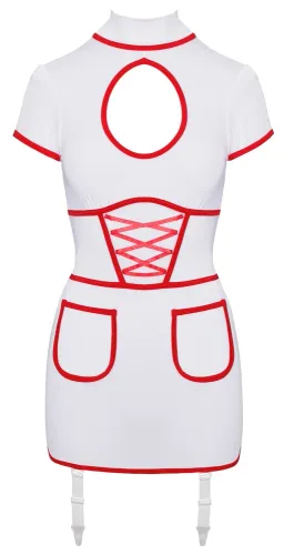 cottelli costumes stroj pielęgniarki xl biało-czerwony elastyczny na Arena.pl