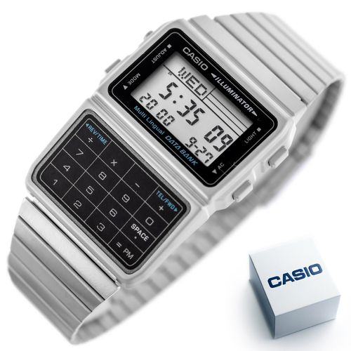 ZEGAREK MĘSKI CASIO VINTAGE DATABANK DBC-611-1D + BOX na Arena.pl