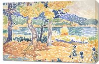 Obraz 90x60cm Pines, Henri-Edmond Cross Vintage do Salonu