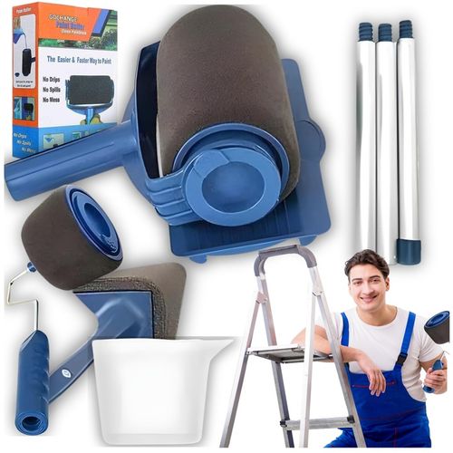 WAŁEK DO MALOWANIA SCIAN NIEKAPIĄCY UNIWERSALNY WAŁKI ZESTAW MALARSKI 5w1 na Arena.pl