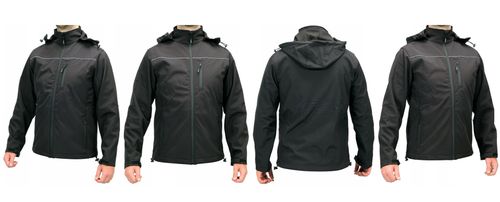 KURTKA SOFTSHELL Z KAPTUREM OBSIDIAN ROZM. L YATO na Arena.pl