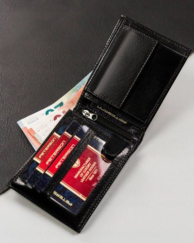 poziomy portfel męski ze skóry naturalnej - peterson na Arena.pl