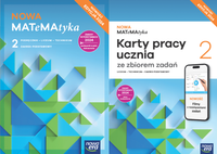 Nowa MATeMAtyka podręcznik i karty pracy ze zbiorem zadań klasa 2 podstawa