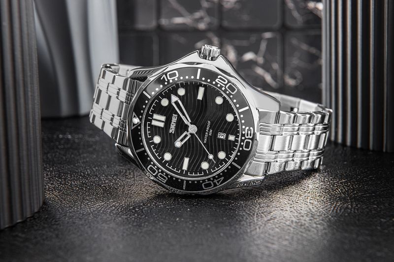 zegarek męski skmei 9276sisibk + box zdjęcie 8