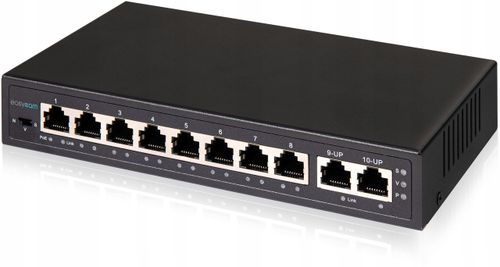 Switch PoE EasyCam 8FE x POE + 2FE UPLINK 96W na Arena.pl