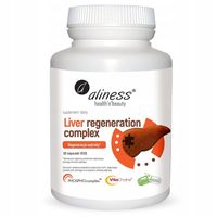 Aliness LIVER REGENERATION complex Ostropest DETOX WĄTROBA 90cap Sylimaryna