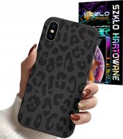 ETUI DO IPHONE XS MAX - PANTERKA MODNE DAMSKIE WZORY + SZKŁO