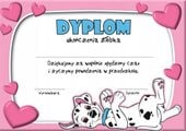 Dyplom UKOŃCZENIA ŻŁOBKA przedszkola A4 druk