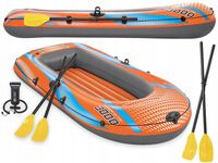 wytrzymały PONTON DMUCHANY KONDOR dla dzieci 246 cm + wiosła + pompka