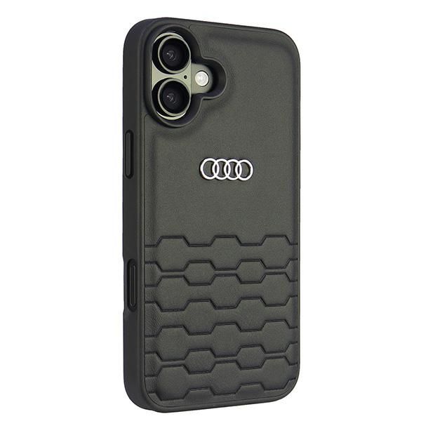 Etui Audi do iPhone 16 Plus, Czarny zdjęcie 3