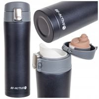 KUBEK TERMICZNY SZCZELNY TERMOS 400ML GORĄCĄ KAWĘ HERBATĘ BLOKADA