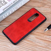 Etui AIORIA Vintage LEATHER do OnePlus 8 czerwony