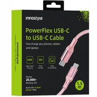 innostyle powerflex kabel usb-c szybkie ładowanie do iphone samsung