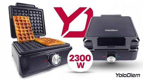 GOFROWNICA 2300W 2 DUŻE GOFRY REGULACJA CHRUPKOŚCI NIEPRZYWIERAJĄCA na Arena.pl