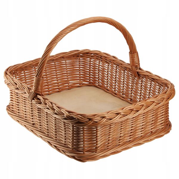 Kadax Koszyk Wiklinowy Taca Tacka z Wikliny 52cm zdjęcie 8