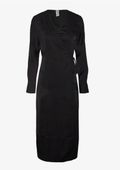 Y.A.S YASPELLA LS WRAP MIDI DRESS S. - Sukienki do kolan i midi M