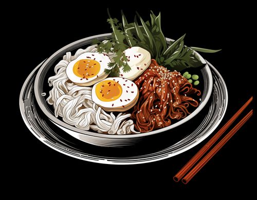 Plakat 65x50cm Ramen w Sztuce na Arena.pl