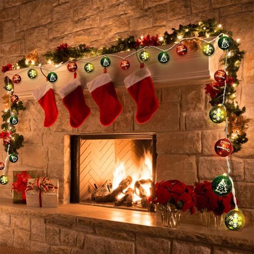 Łańcuch Girlanda Świetlna 20Led Na Boże Narodzenie Na Baterie4.1 m z pilot na Arena.pl