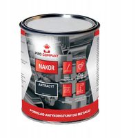 NAKOR Profesjonalny szybkoschnący podkład antykorozyjny 1l ANTRACYT 7016