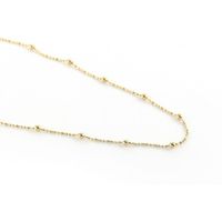 naszyjnik stal chirurgiczna złoto nst868