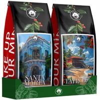 Kawa ziarnista 1kg x2 - Santa Marta + Tayrona - 100% Arabica Świeżo Palona