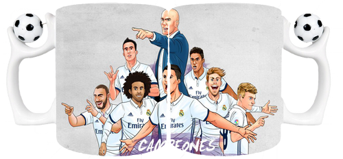 Kubek z piłką dla Fana Real Madryt na Arena.pl