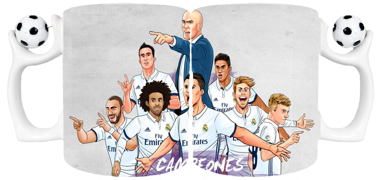 Kubek z piłką dla Fana Real Madryt zdjęcie 1
