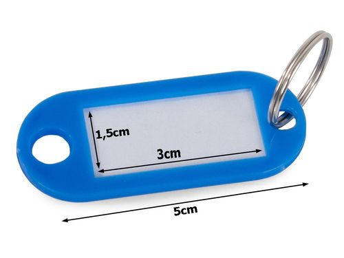 ZAWIESZKA DO KLUCZY BRELOK IDENTYFIKATOR 100 SZT na Arena.pl