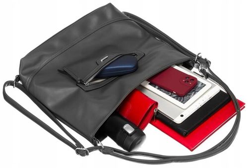 pojemna torebka damska ze skóry ekologicznej - rovicky na Arena.pl