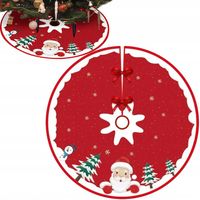 ŚWIĄTECZNA MATA DYWANIK POD CHOINKĘ 120CM DYWAN FUTERKO BOŻONARODZENIOWY