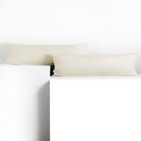 Poszewka na poduszkę wałek bawełna AMBER 20x145 2szt. ecru DecoKing