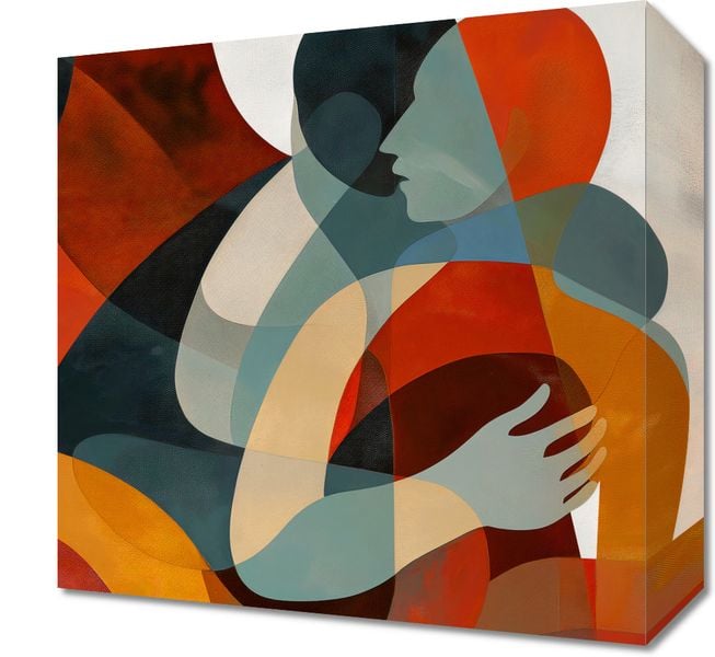 Obraz 30x30cm Objęcia zdjęcie 1