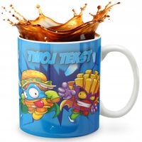 KUBEK 330ml GRAFIKA PREZENT ŚWIĘTA WZÓR - BAJKA SUPER ZINGSI + IMIĘ