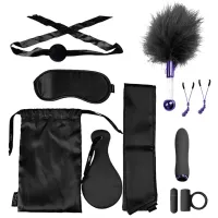 doc johnson premium zestaw akcesoriow intymnych 11 elementow czarny