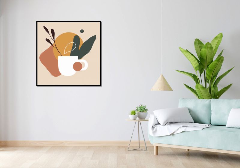 Plakat 90x90cm Ranna Kawka zdjęcie 4