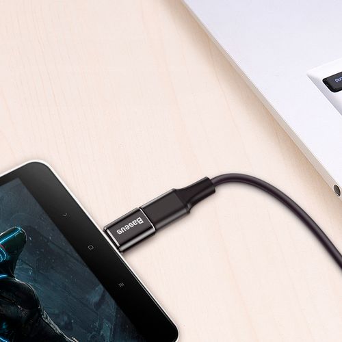 adapter mini przejściówka z micro usb na usb-c - czarny na Arena.pl