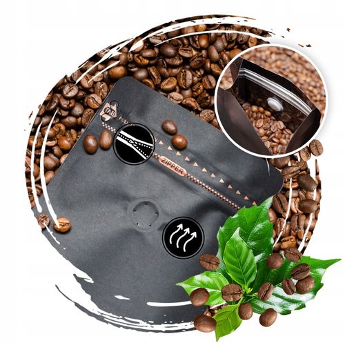 Kawa mielona 100% Arabica Świeżo palona Brazylia Santos 250g na Arena.pl