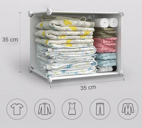 SZAFA MODUŁOWA UBRANIOWA GEOMETRIC GARDEROBA na Arena.pl