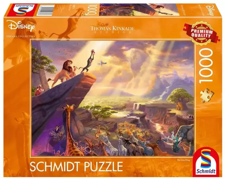 Puzzle 1000 elementów. Król Lew zdjęcie 1